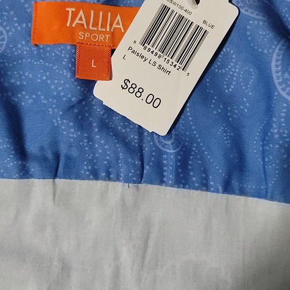 Tallia Paisley Shirt New Large - Picture 2 of 2